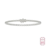 Sparkling Tennis Bracelet for Her | 2.00 CTW Lab-Created Diamonds | Sterling Silver